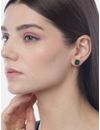 YouBella American Diamond Jewellery Multi-Color Interchangeable Triangular Shaped Earrings for Girls and Women : Best Rakhi Gift Jewellery (6 in 1 Rectangle)